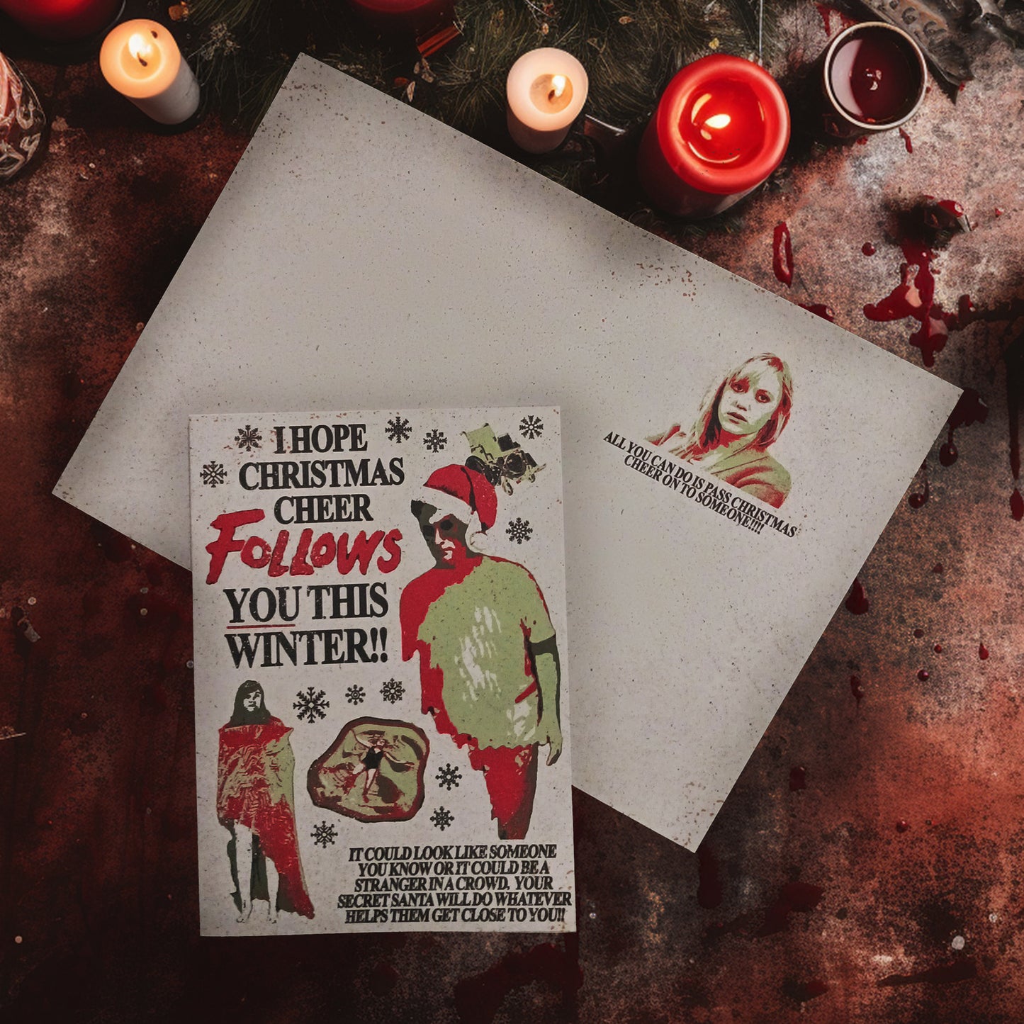 Horror Christmas Cards — Pack of 5