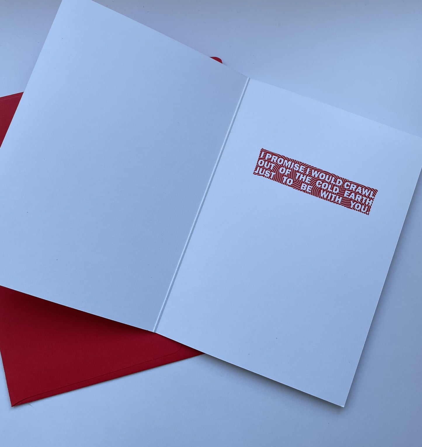 'Promises' Valentines Card