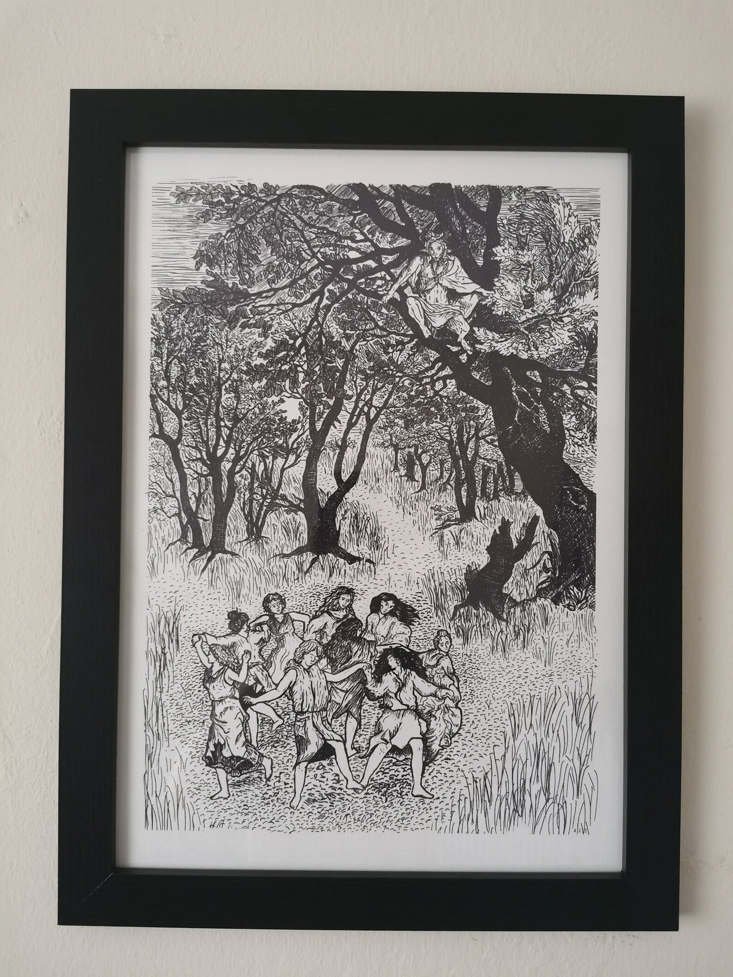 Dancing on the Sabbath Print