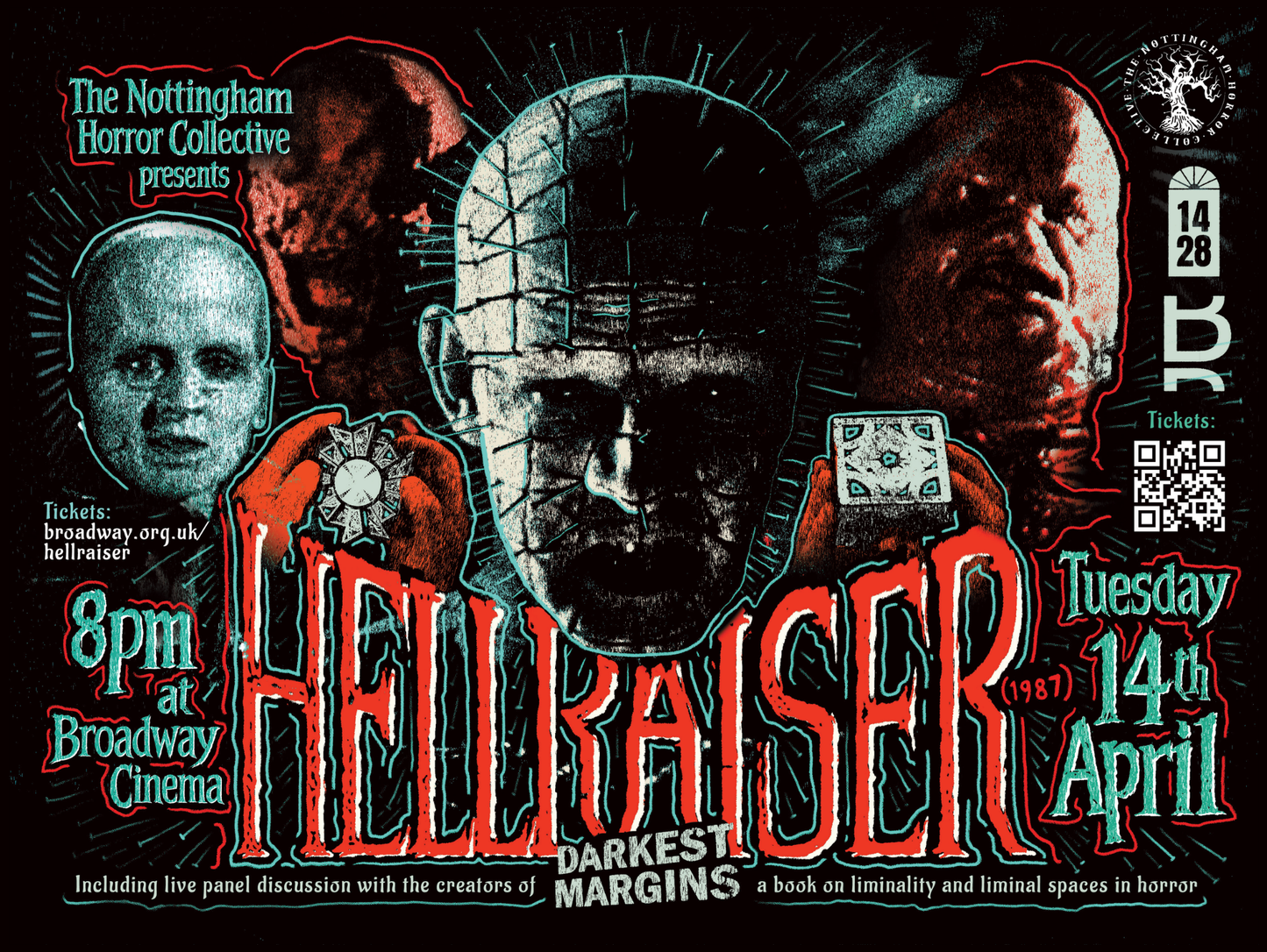 Limited edition A3 HELLRAISER poster print