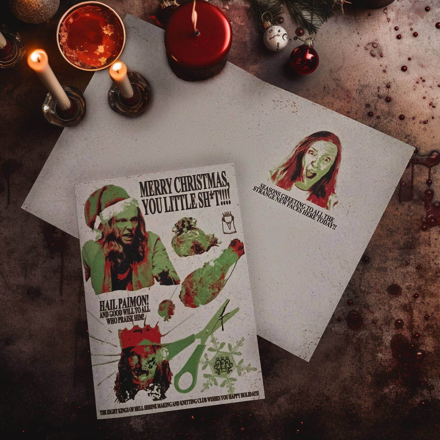 Horror Christmas Cards — Individual Cards