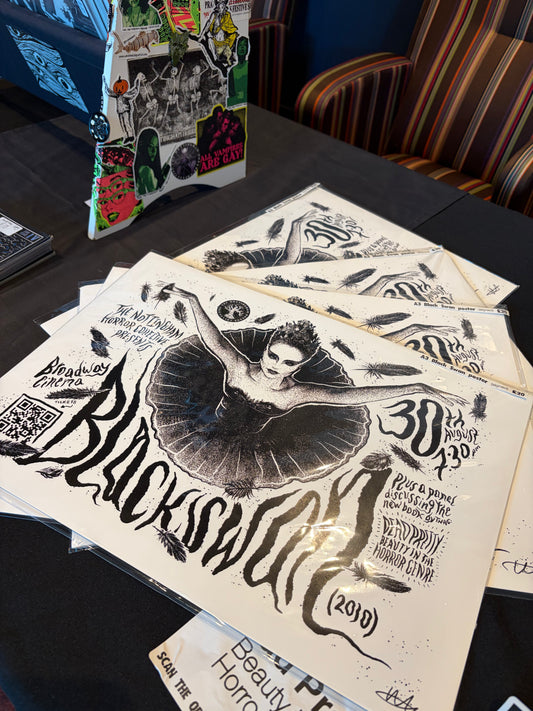 Limited edition A3 BLACK SWAN poster print