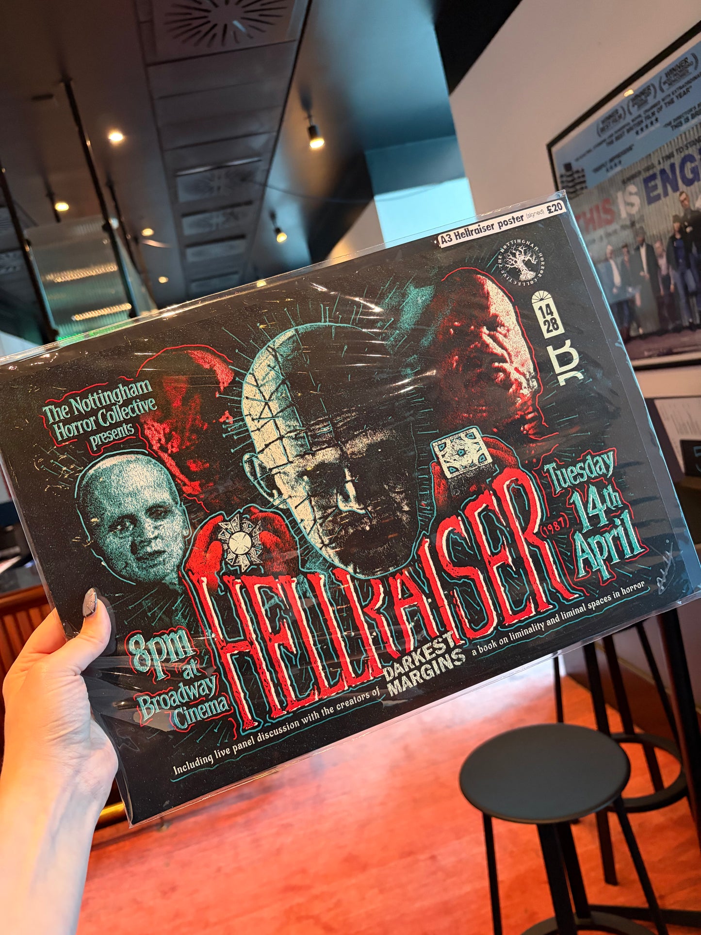 Limited edition A3 HELLRAISER poster print